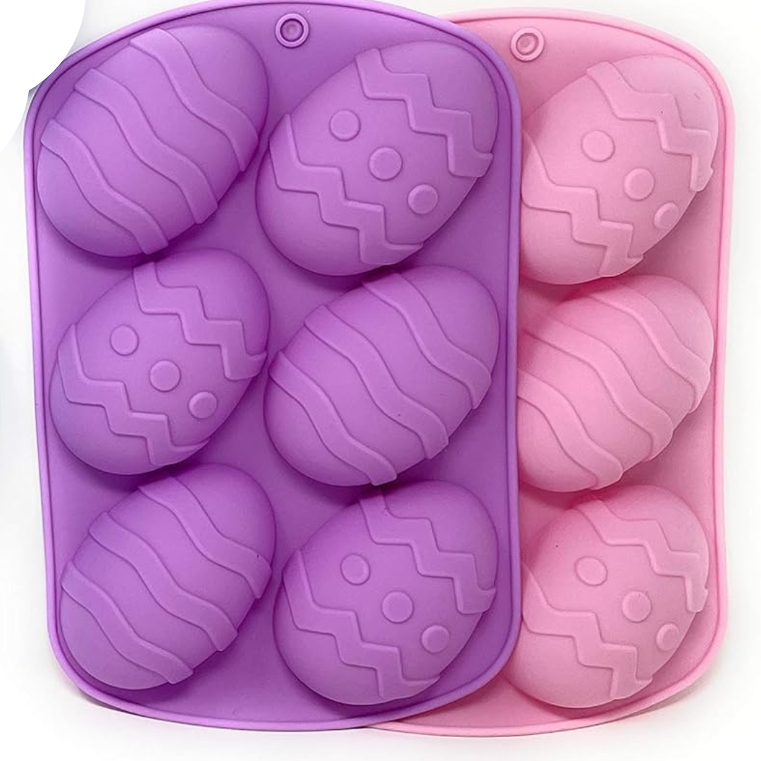 Set de 6 Molde Huevos Texturizado