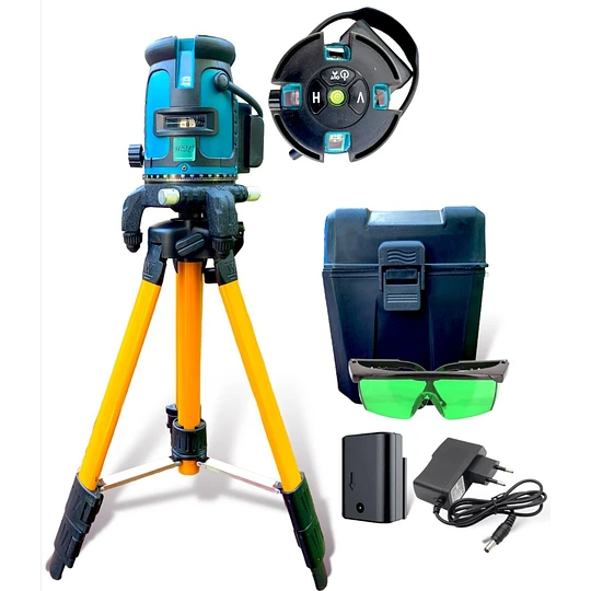 Nivel Láser Verde De 5 Líneas 360º