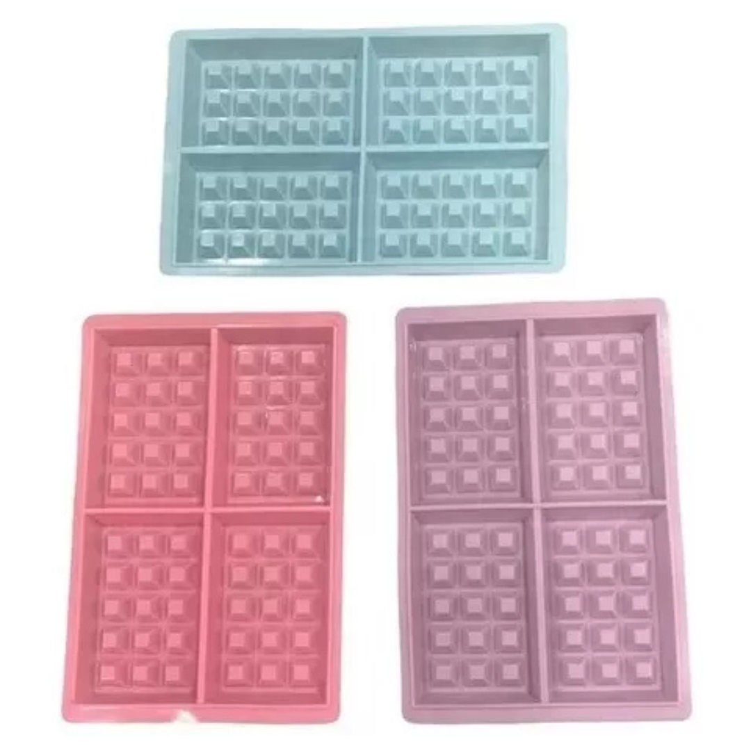 Moldes 8 Espacios Waffle Sencillo