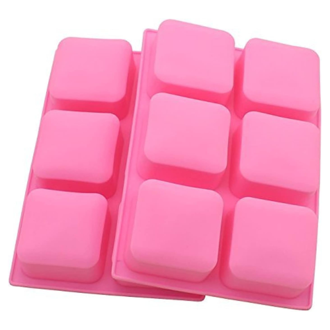 Moldes 6 Espacios Cuadrado Profundo