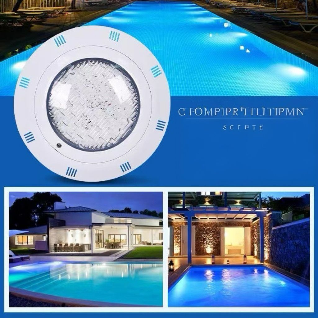 Luz subacuática para piscina de pared - fuerza: 12w