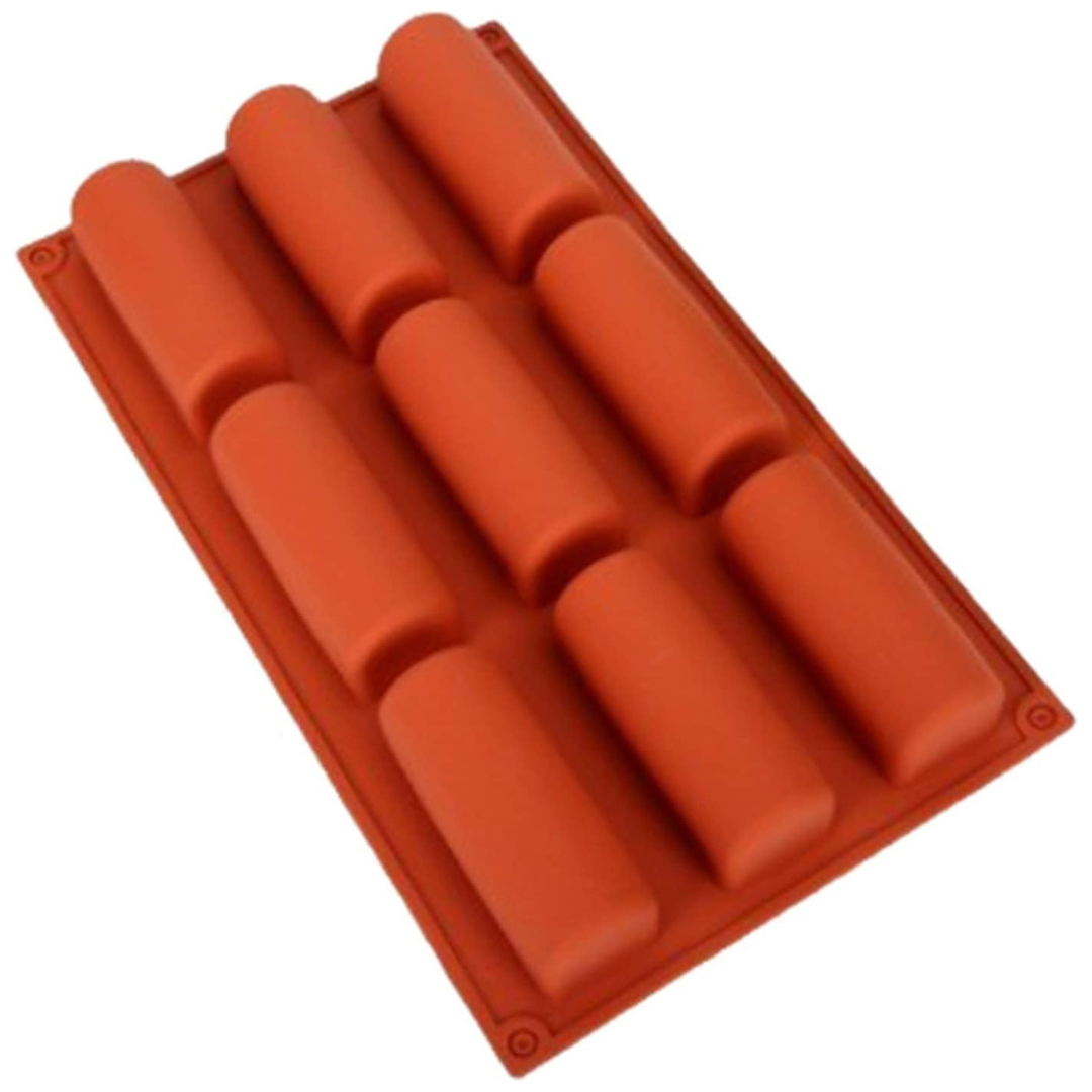 Moldes 9 Espacios Tira Semicilíndrica