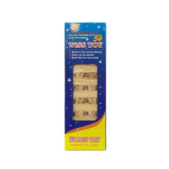 Juego Jenga Clásico 48 Piezas de Madera