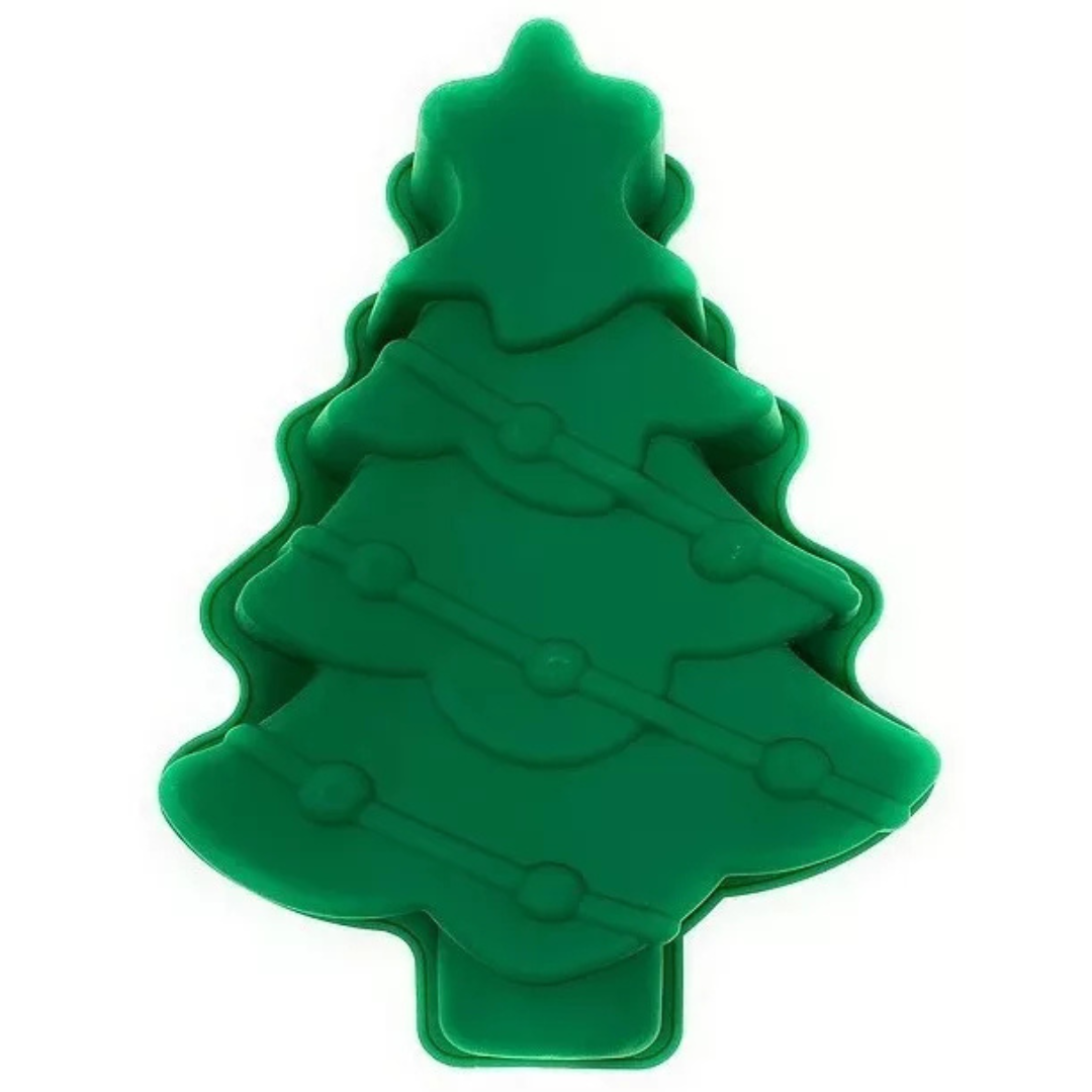 Molde de Silicona Pino Navideño