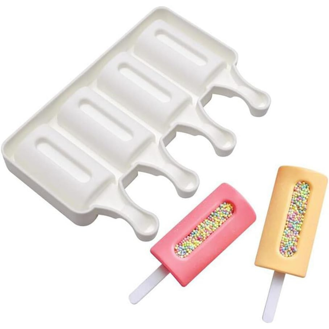 Moldes Silicona Helados Cuadrado Cóncavo