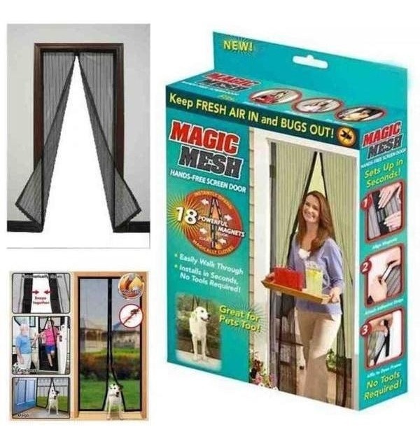 Malla anti mosquitos puerta