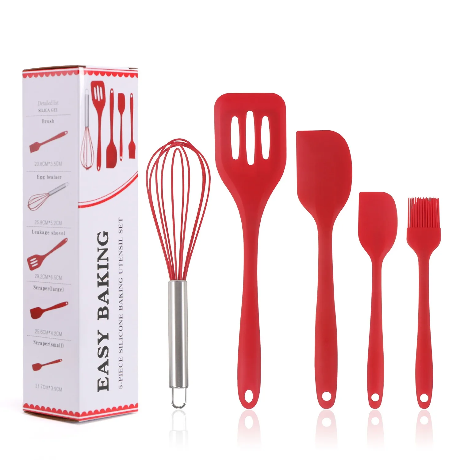 Set De Utensilios de Cocina de Silicona