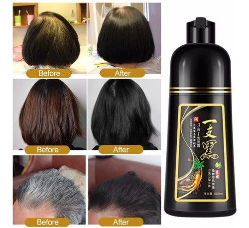 Shampoo Tinte Instantaneo Cubre Can 500M - COLOR: CASTAÑO CLARO