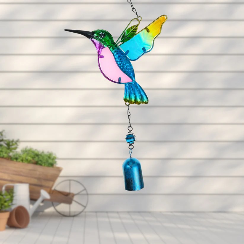 Colgante Campana De Viento Colibrí Vinta