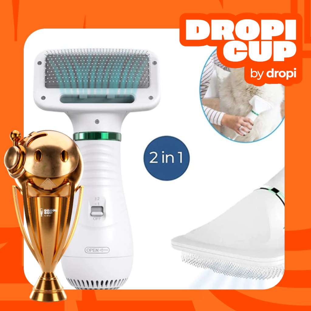 Peine para mascotas 2 en 1 Dropi Cup.