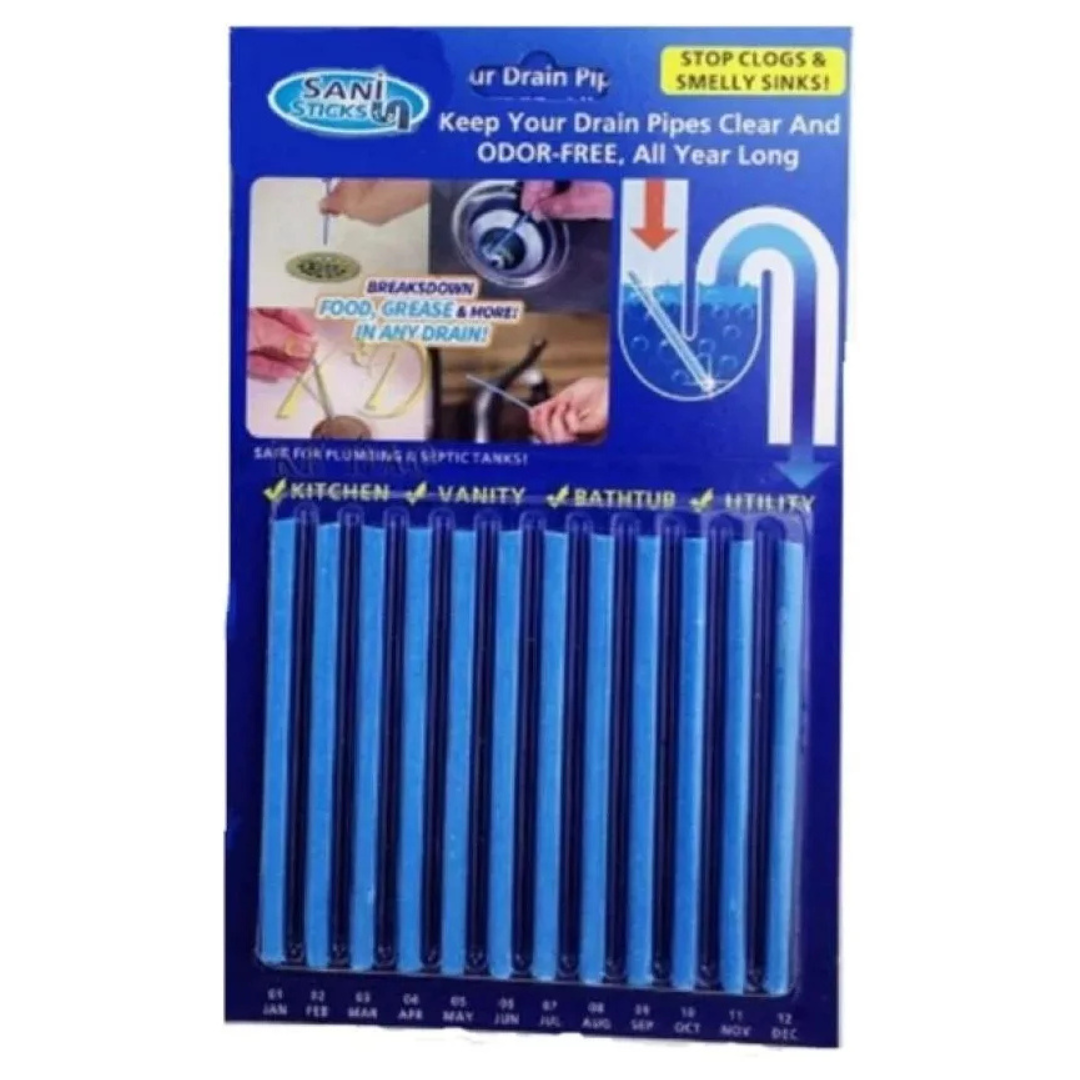 Pack de 12 Palillos Limpiadores Drenaje