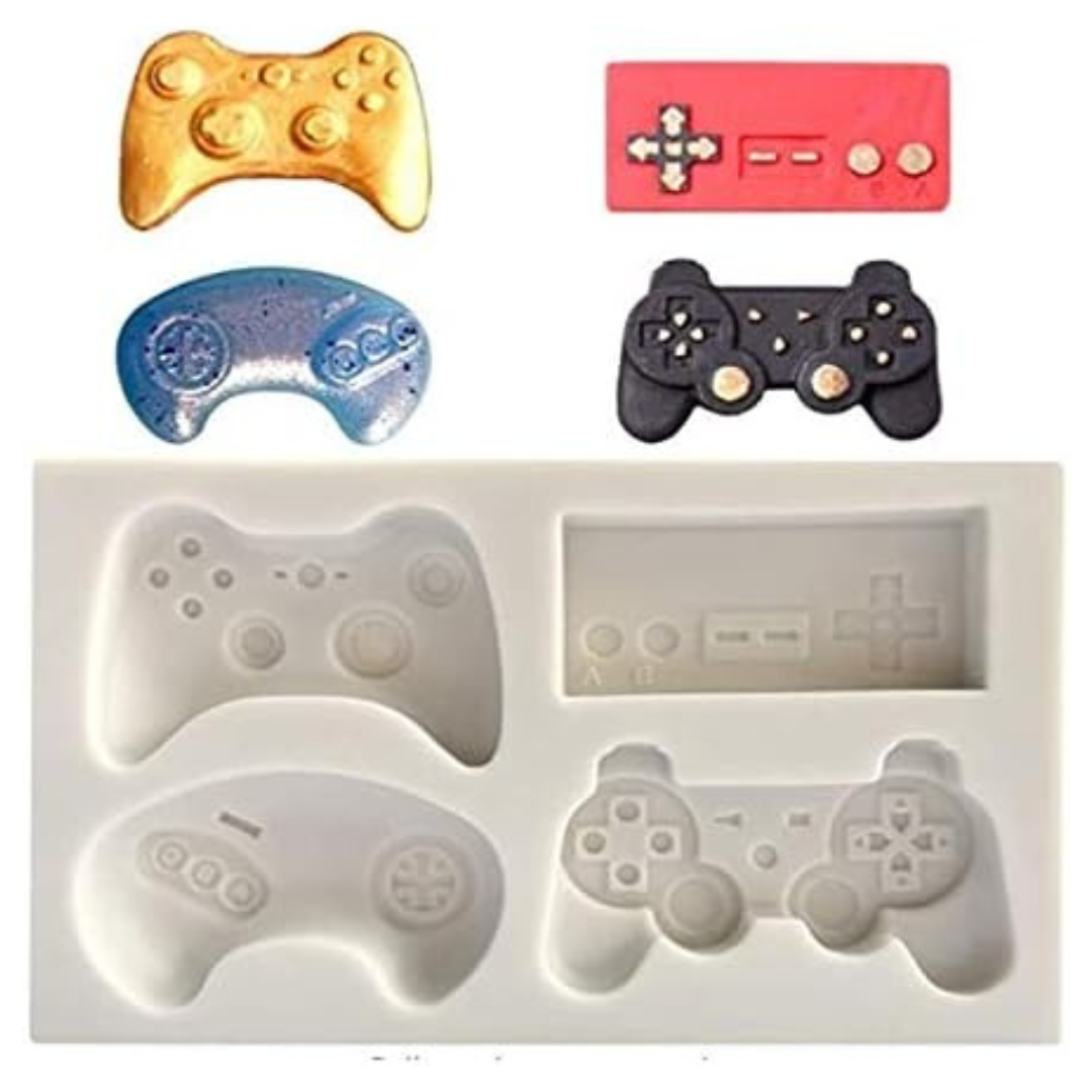 Moldes 4 Espacios Controles de Consola