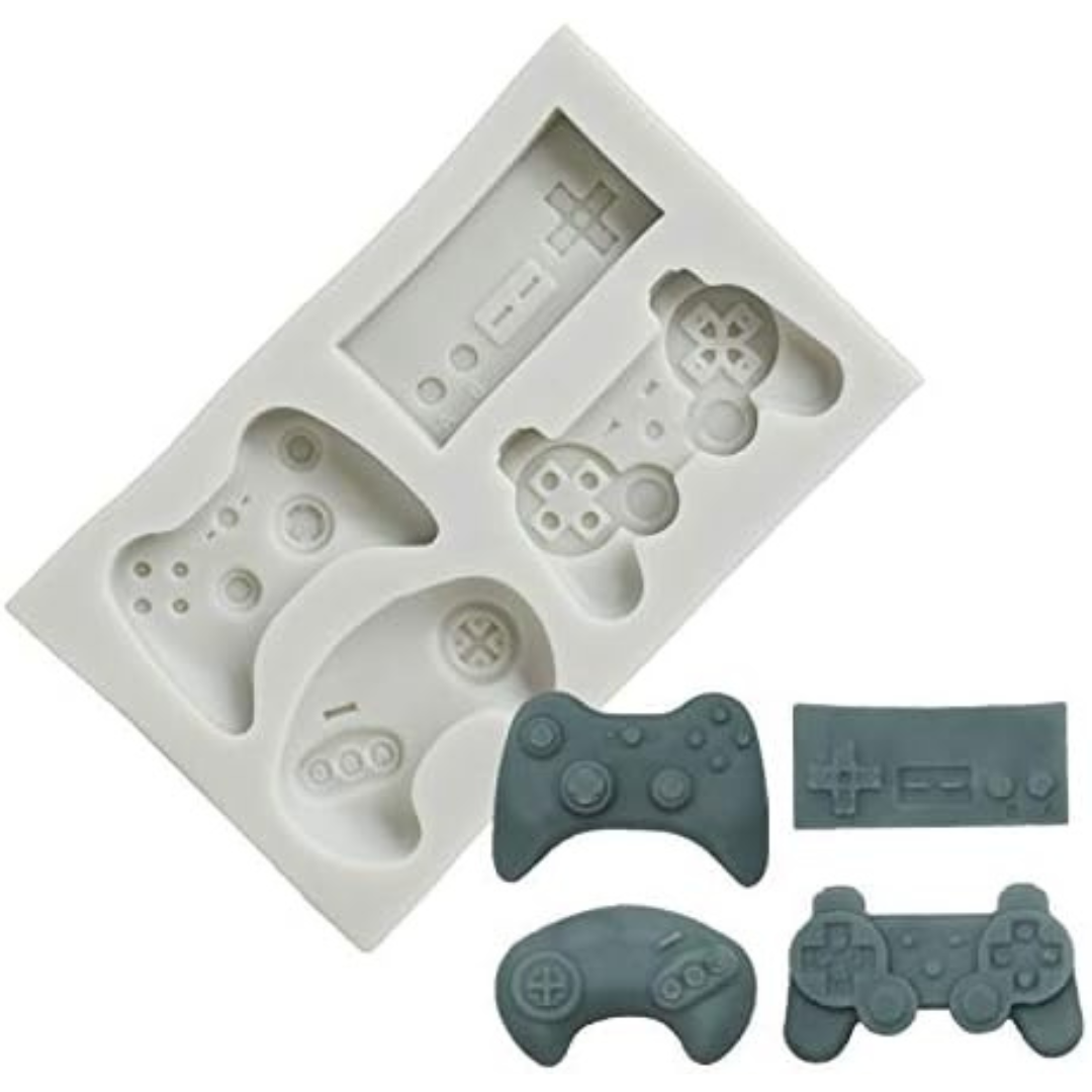 Set 4 Molde Silicona Control de Consola