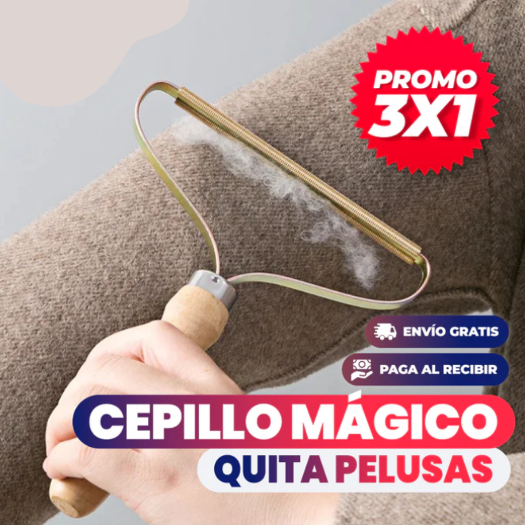 QUITA PELUSA MANGO CAFE 3X1