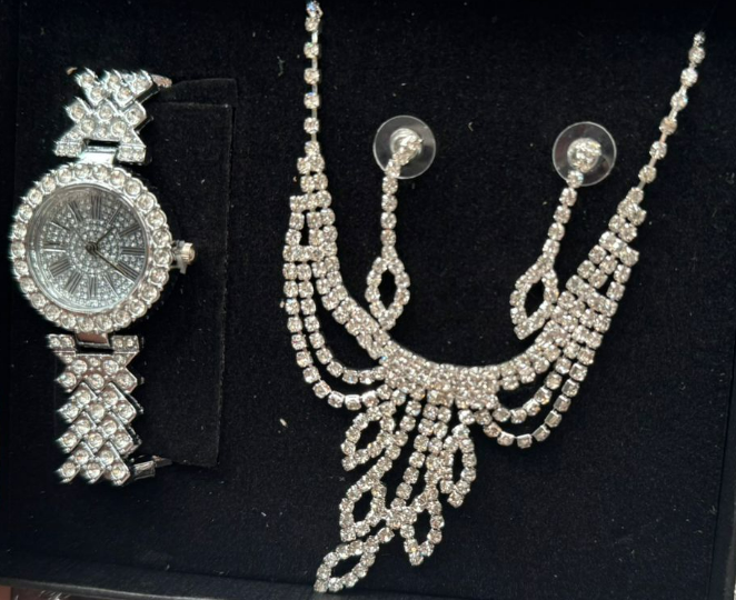 SET DE LUJO PLATEADO