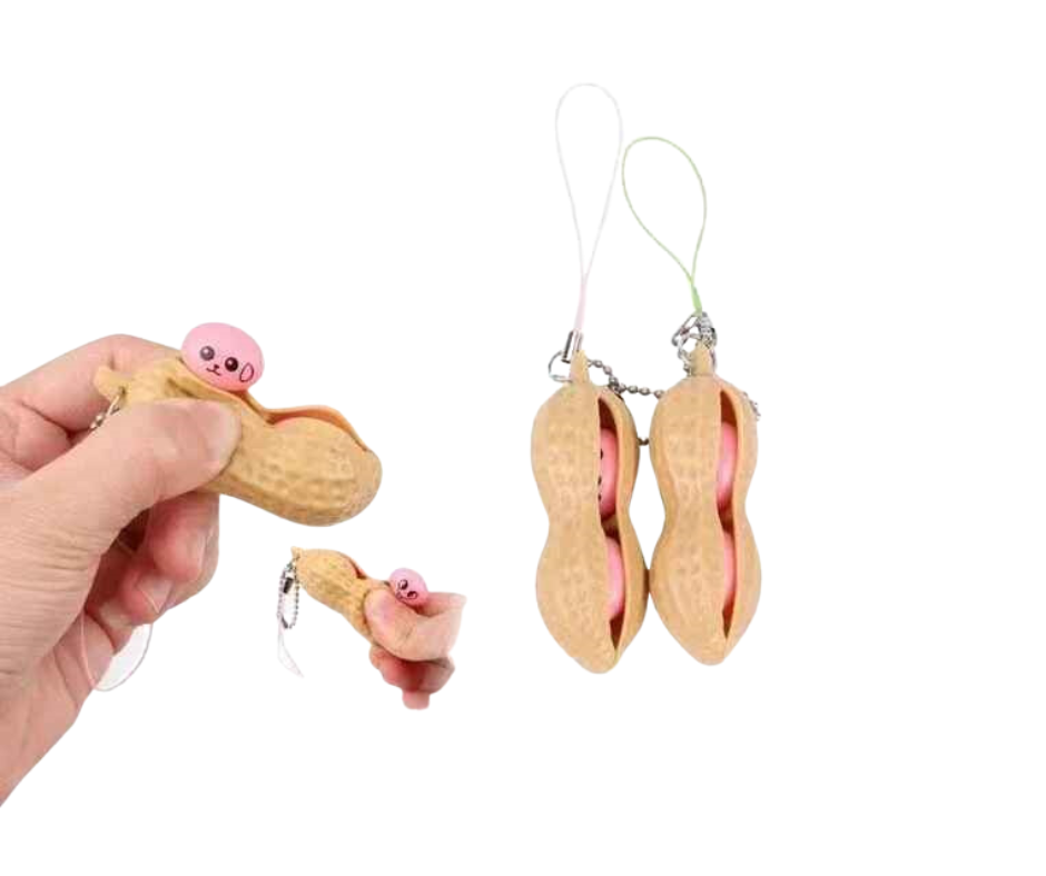 Juguete Antiestres Llavero Peanut