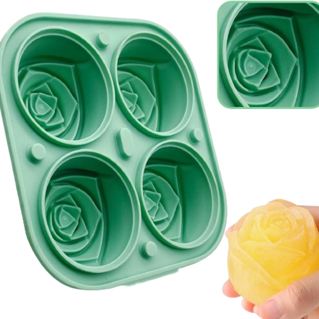 Molde Multifuncional para Hielo Rosa