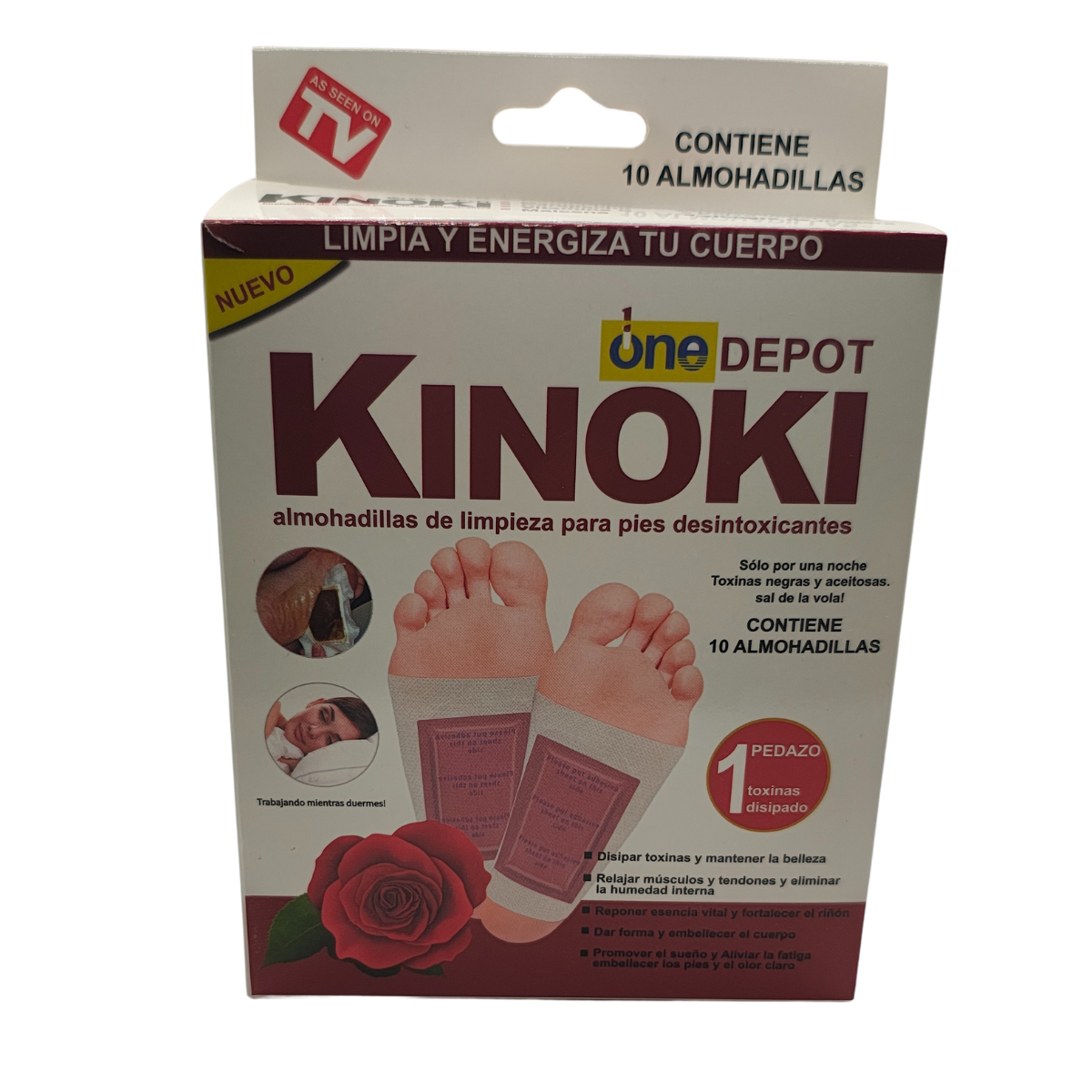 KINOKI ROSA 50 UNIDADES - 5 CAJAS