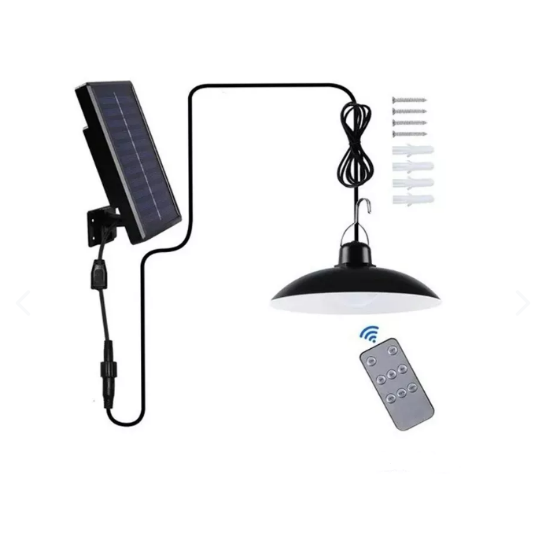 LAMPARA LED SOLAR TIPO CAMPANA