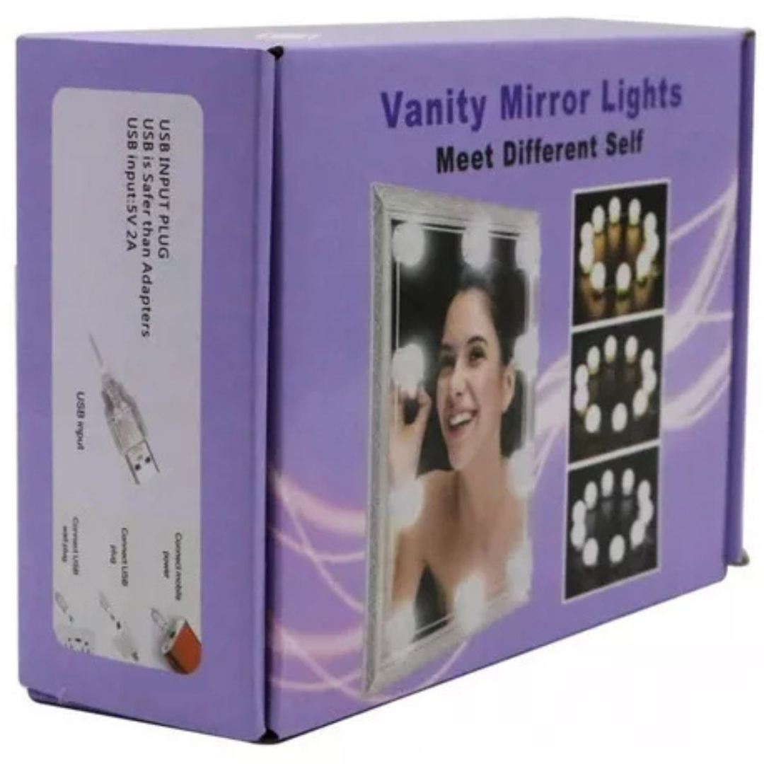 10 Bombillas LED Para Espejo