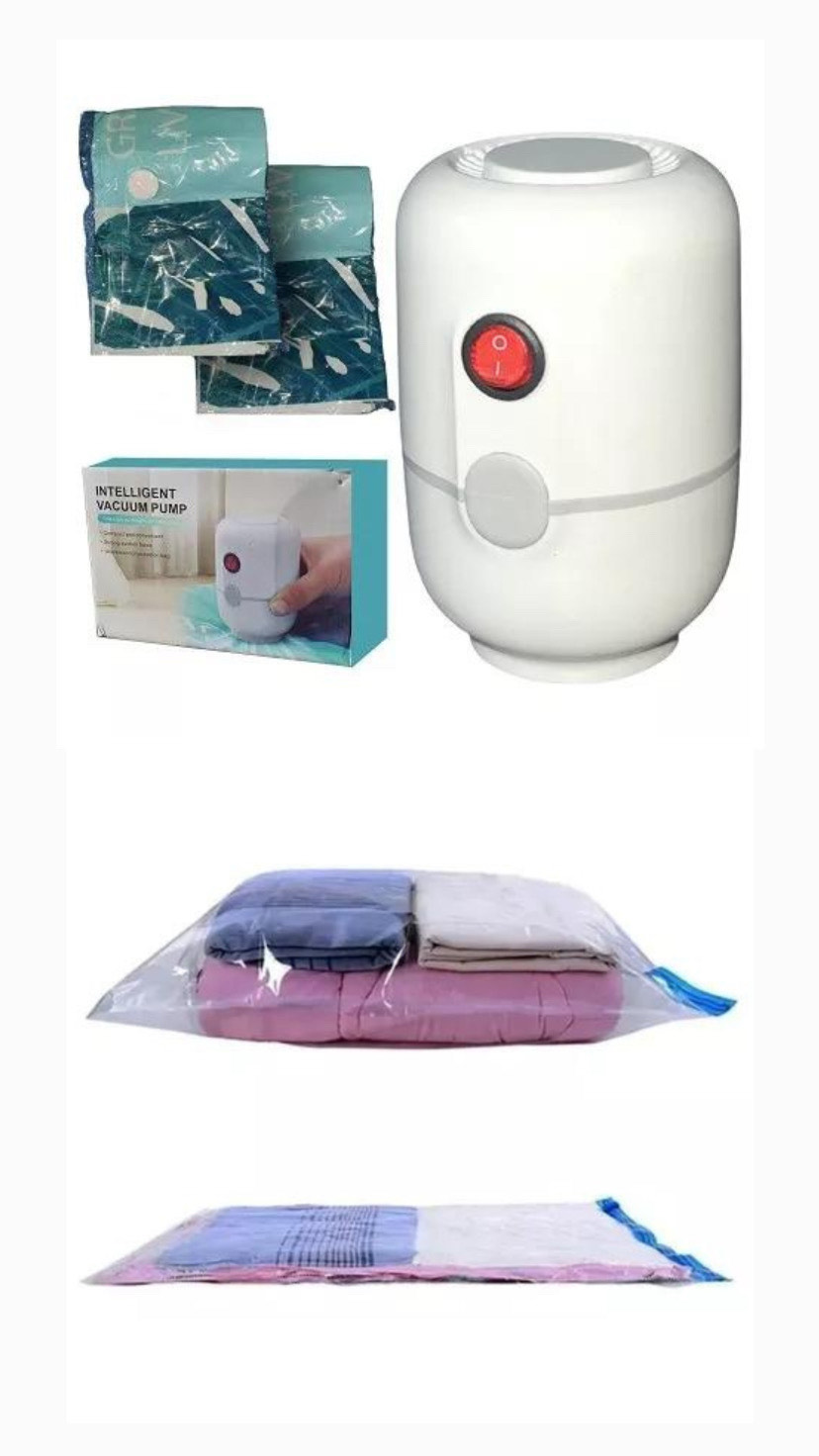 pack bomba al vacío + 3 bolsas