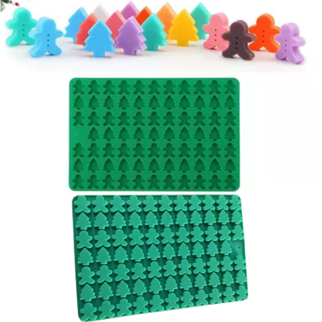 Molde 76 Espacios Pinos+Muñecos Jengibre