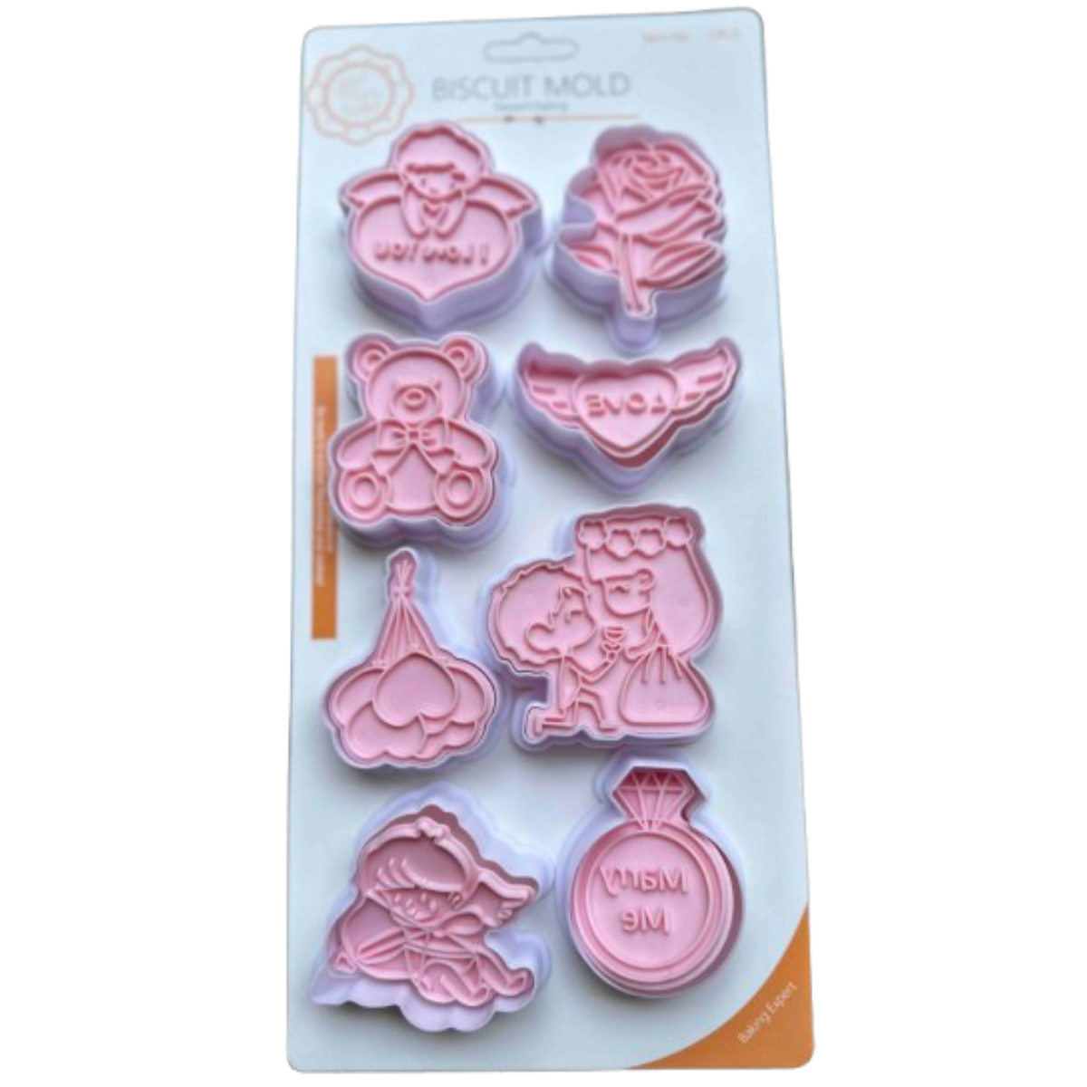 8 Cortadores San Valentín Para Galletas