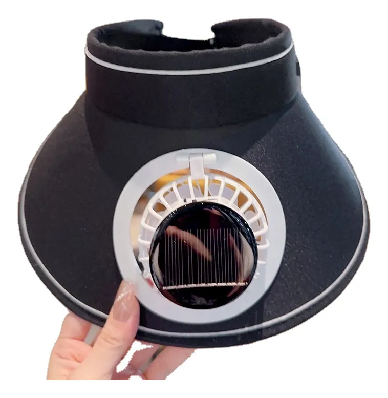 Miniatura 3 de Sombrero solar con ventilador - Colo: Morado claro