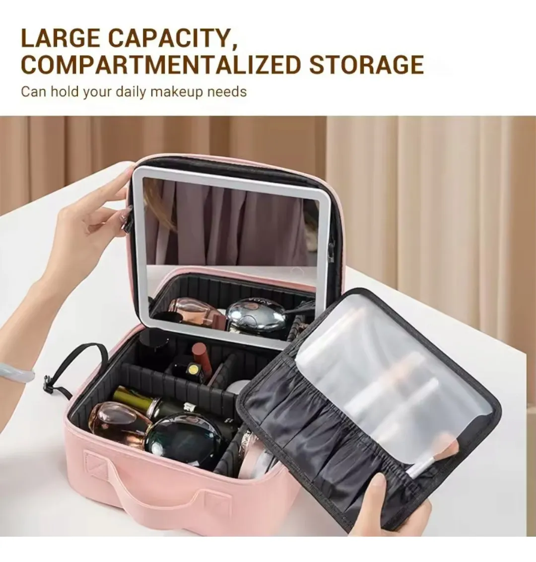 Miniatura 6 de Cosmetiquero Con Luz - Color: Negro