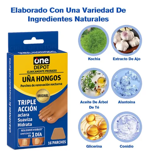 Parche 16 und Para Hongos De Uñas