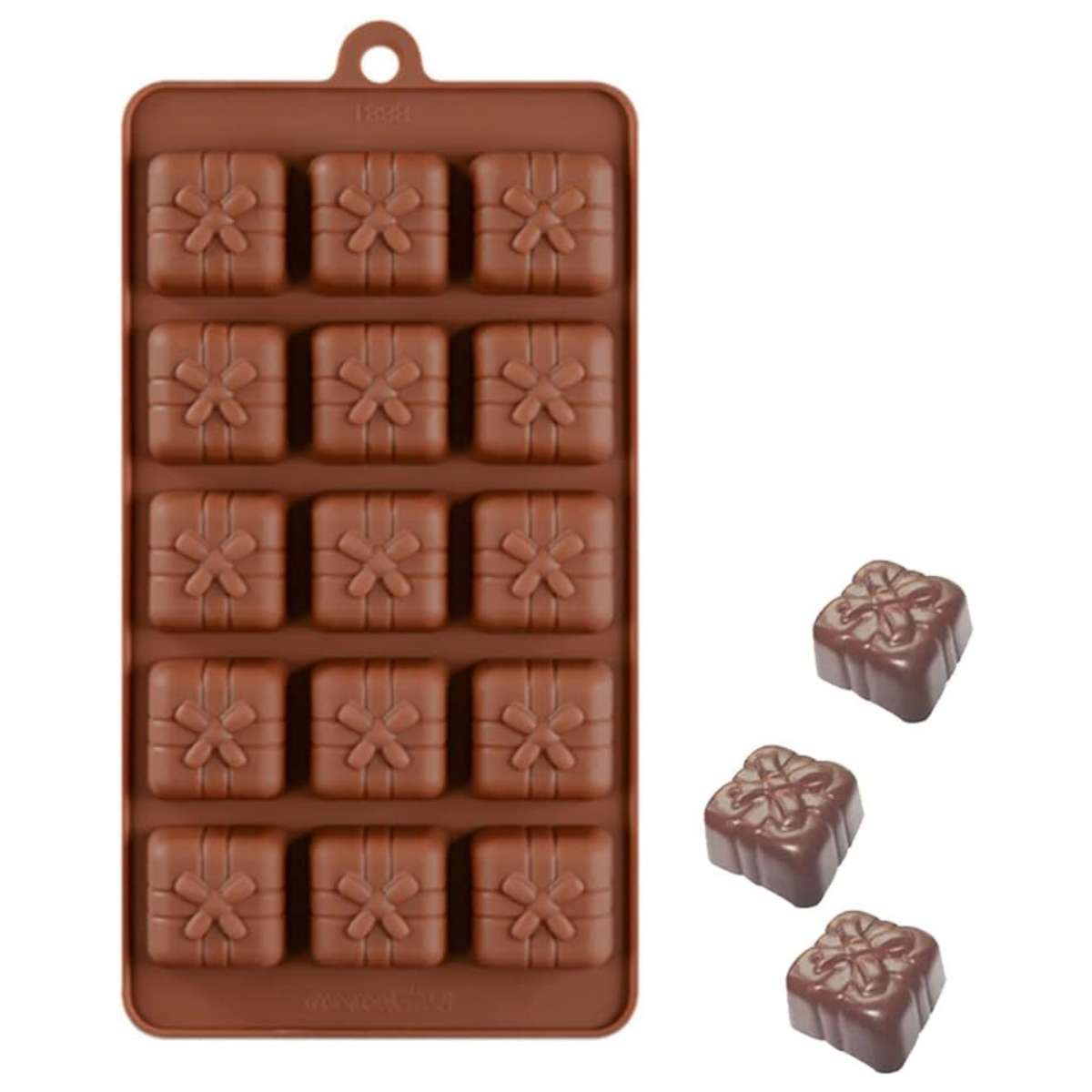 Molde 15 Espacios Chocolate Cajas Regalo