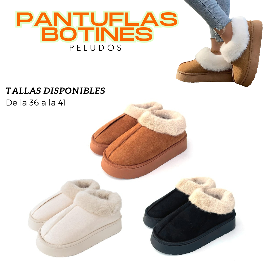 Miniatura 6 de Pantufla Botas Zapato Peludo Chiporro - COLOR: NEGRO, TALLA: 40-41