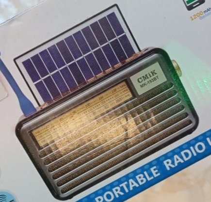 radio solar portátil