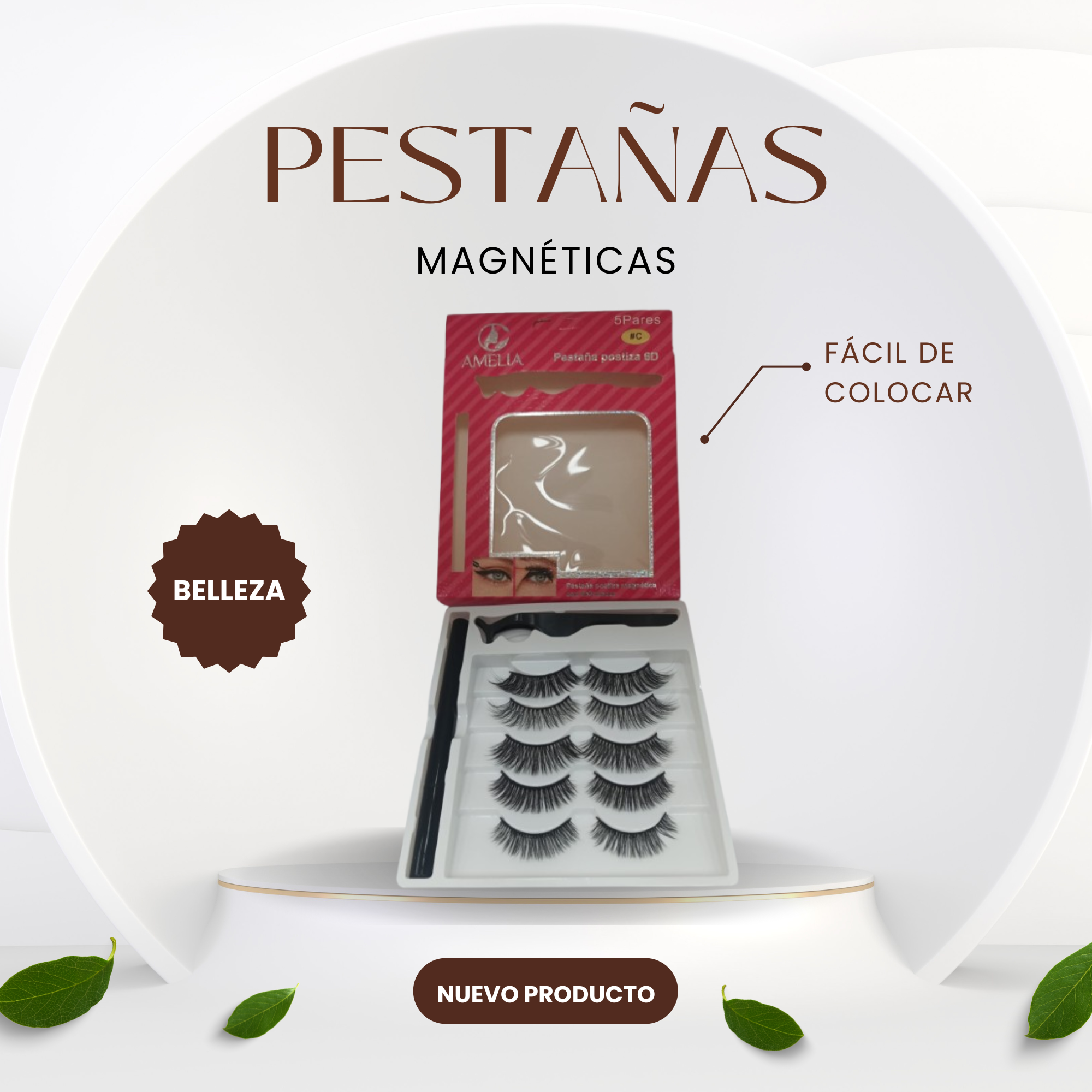 PESTAÑAS MAGNETICAS REUTILIZABLES