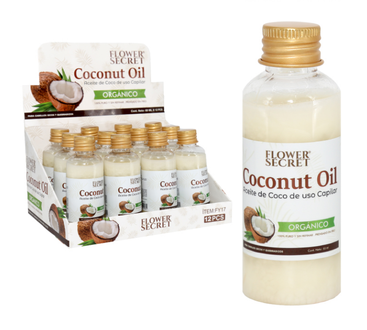 ACEITE DE COCO ORGANICO PARA CABELLO