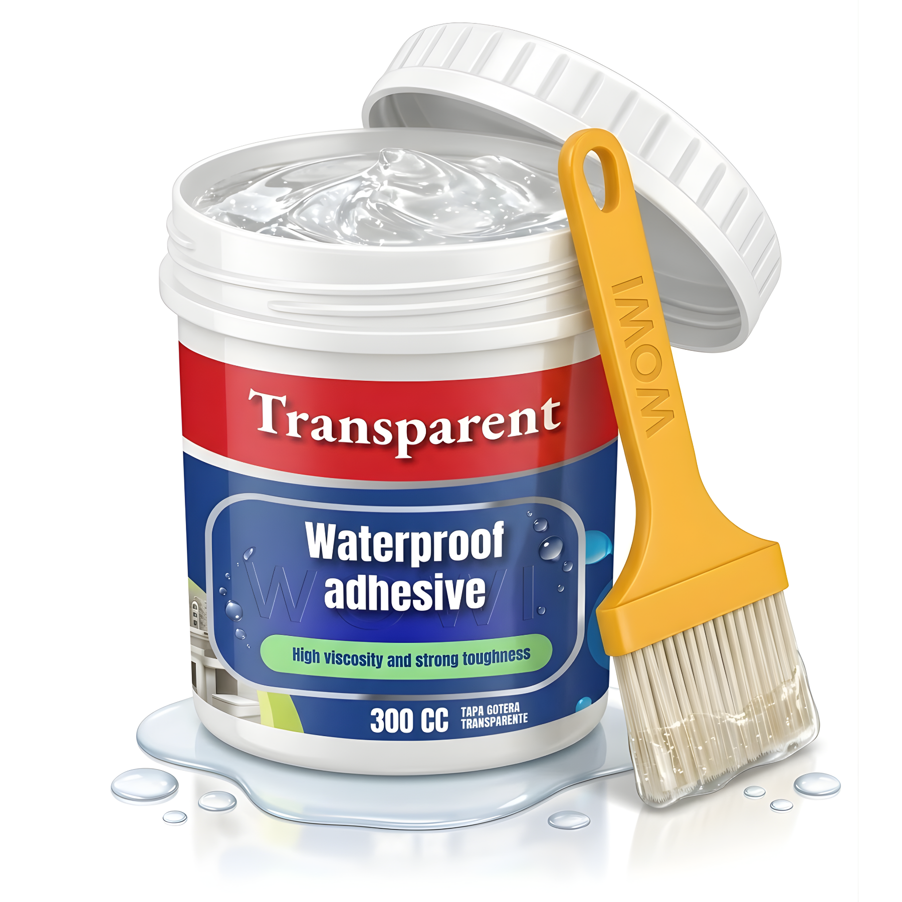 Sellador Adhesivo Transparente 300cc azu