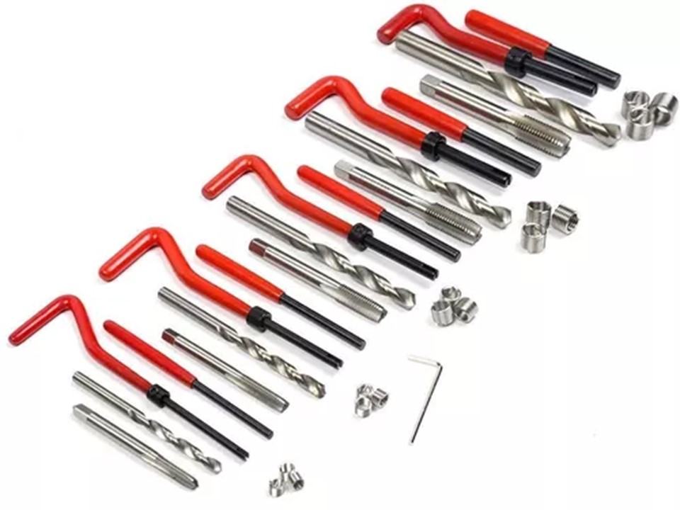 Kit 131 Insertos Helicoil Reparar Hilos