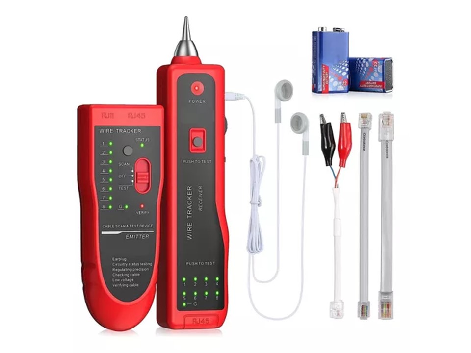 Tester Digital Crimpeadora Rj45 Cat6