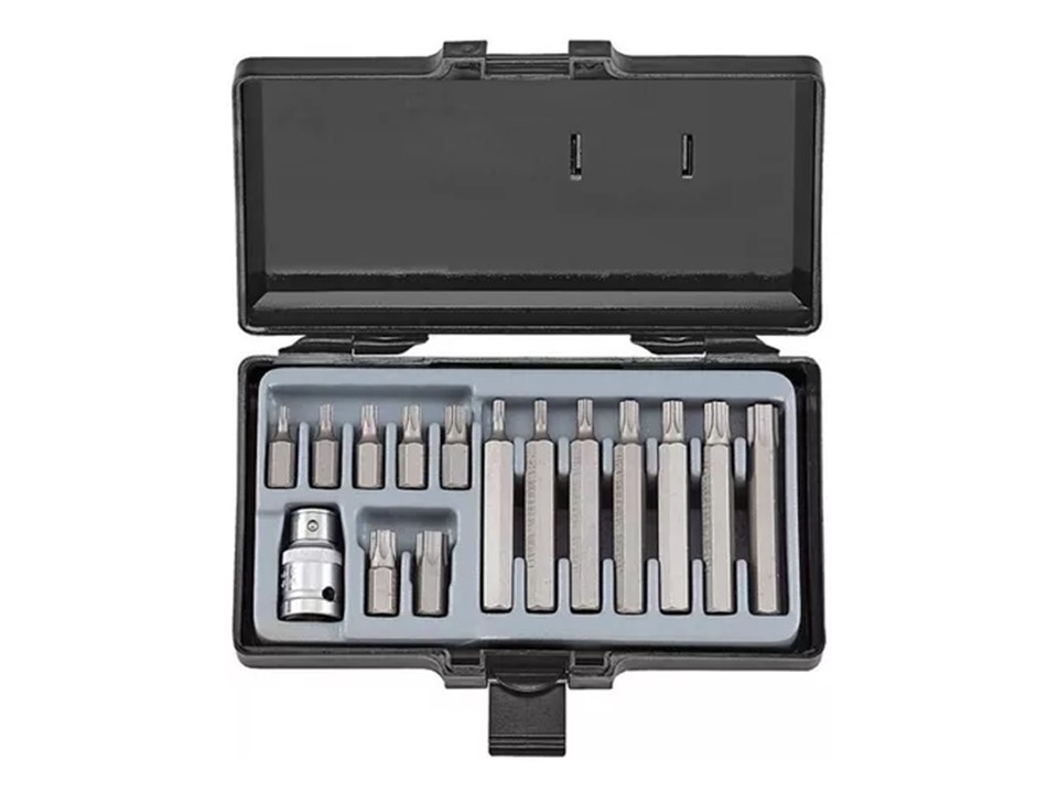 Juego De Puntas Torx T20 - T55 15 Piezas
