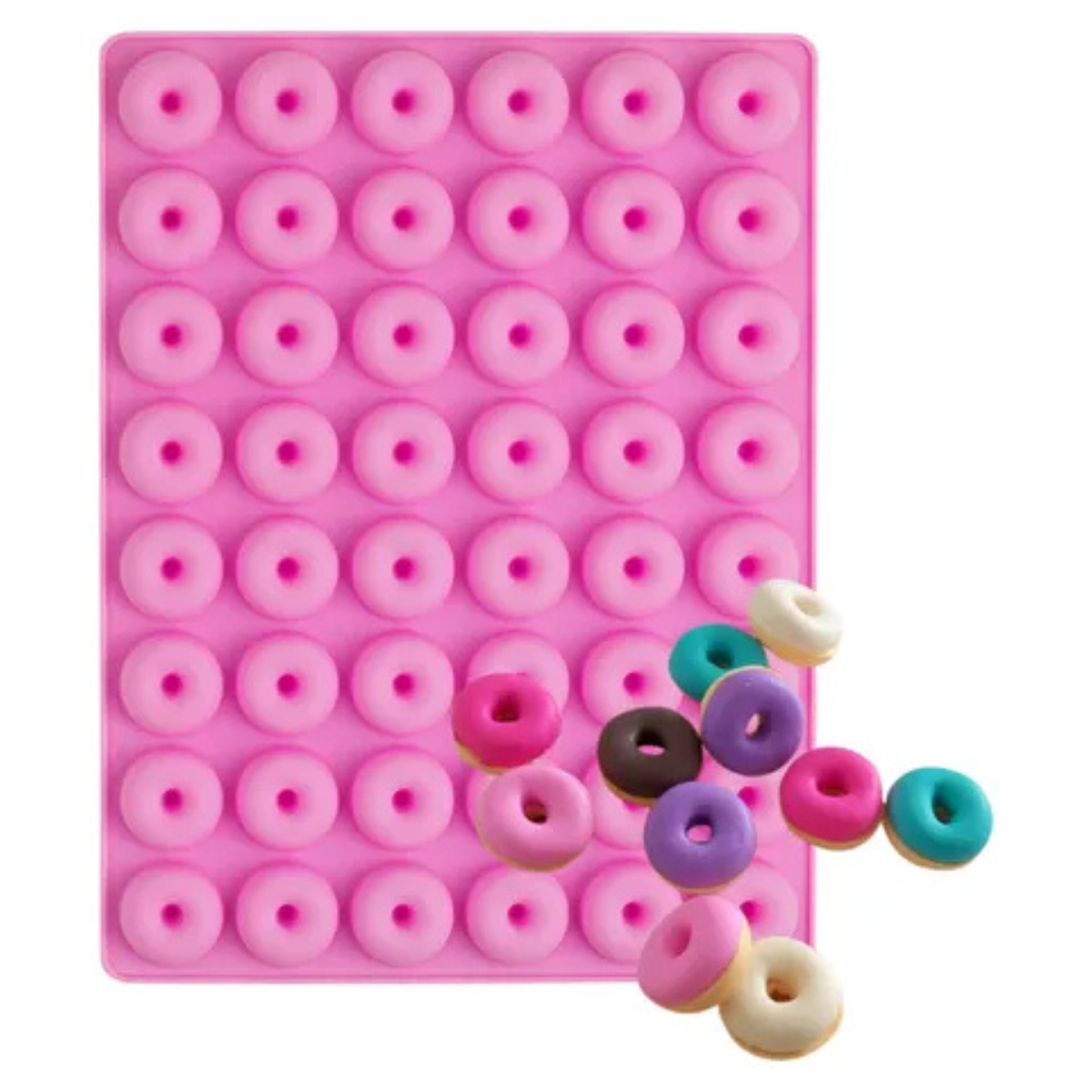 Moldes 48 Espacios Mini Donas