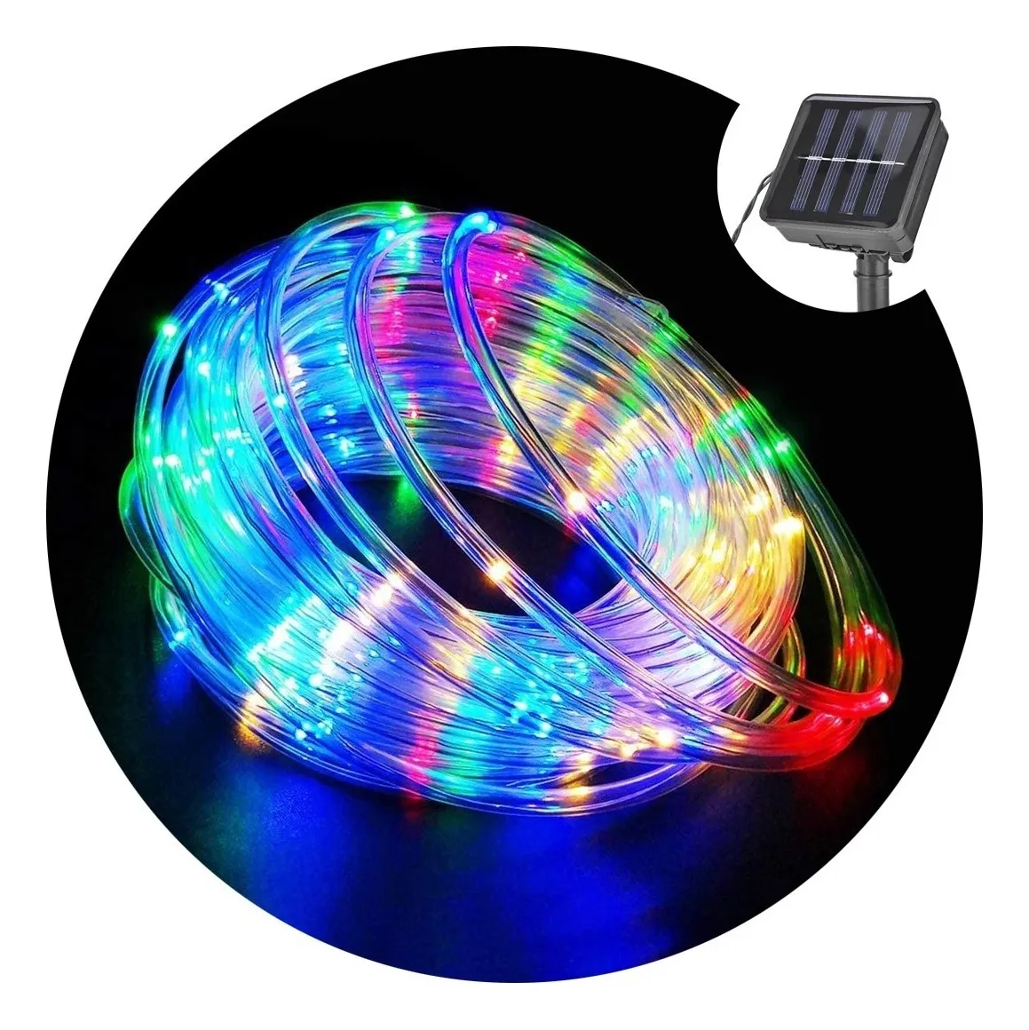 Vista 3 de Luz de tubería de agua de 10 metros - Color: Multicolor