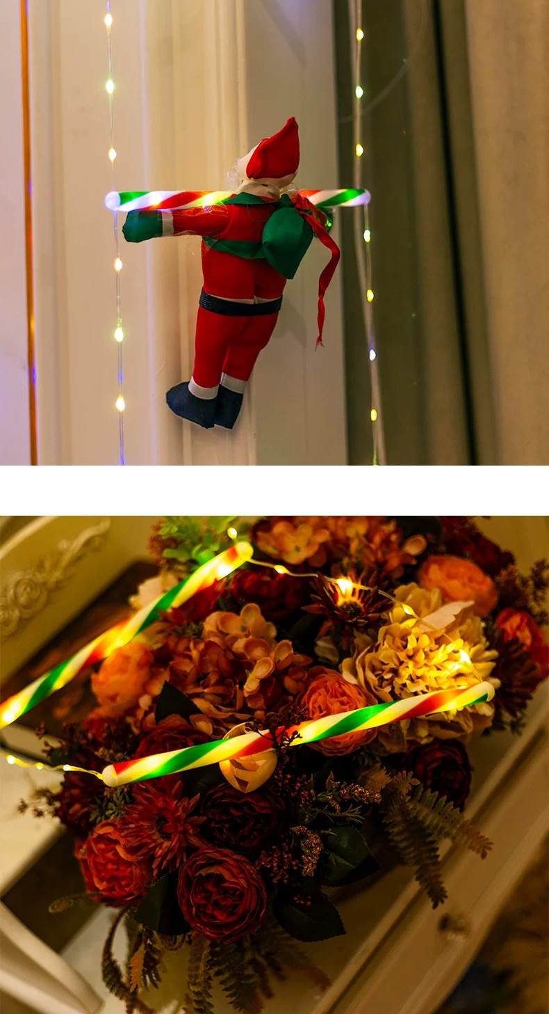 Jp Viejo Pascuero En Escalera Con Luz