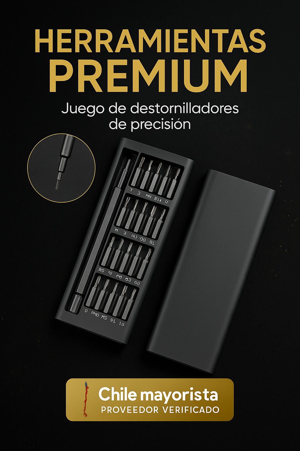 Juego destornilladores 24pcs 🪛🧰