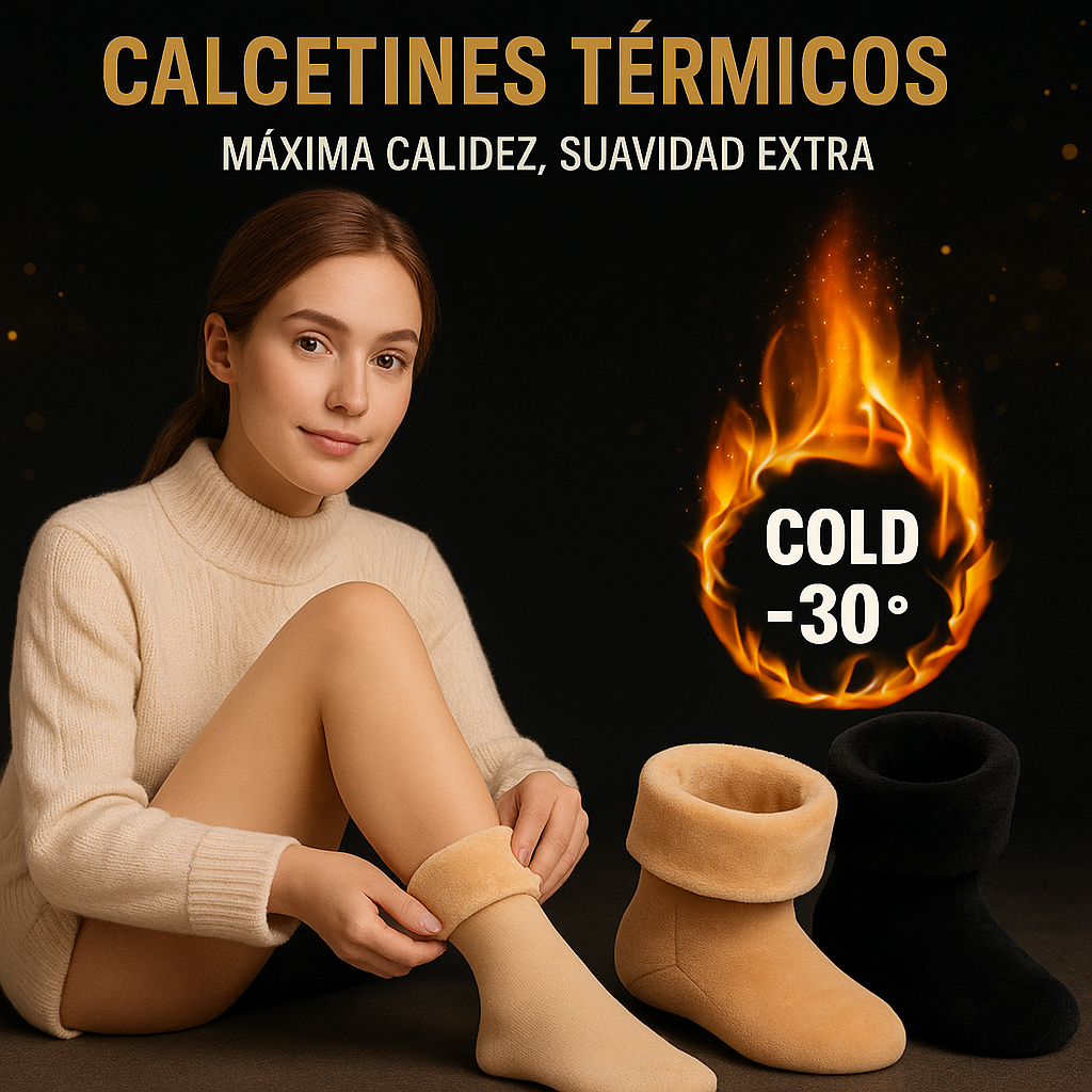 CALCETAS TERMICAS PACK X4🧦✨