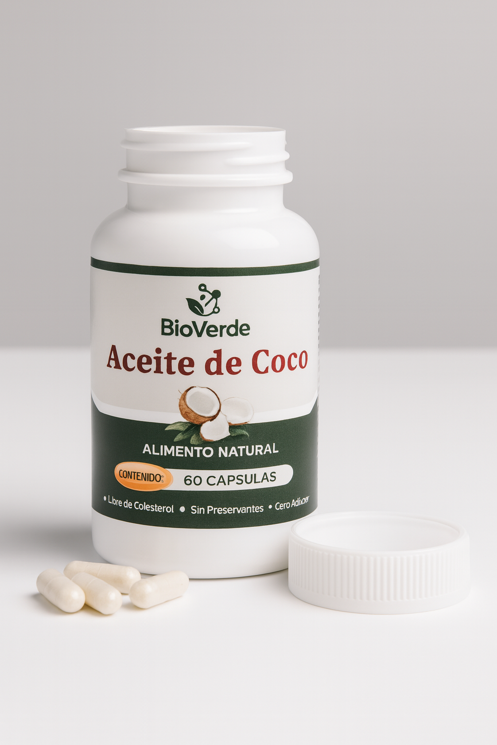 Aceite de Coco polvo Microencapsulado 60