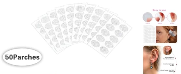 PARCHE SOPORTE PARA PENDIENTES OREJA