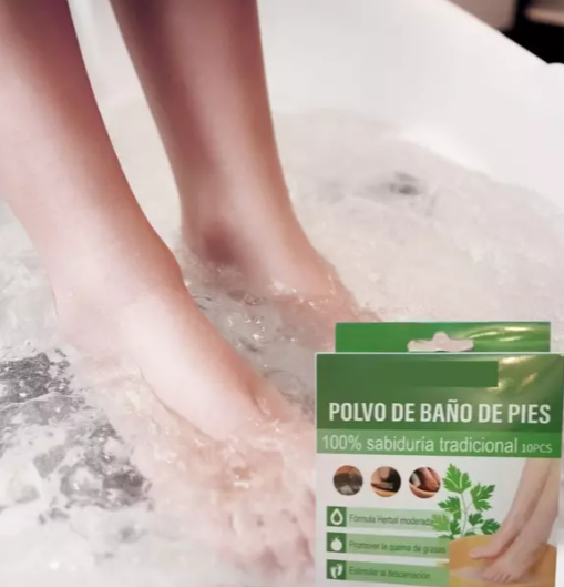 Sobres Sales Baño Polvo Relajación Pies