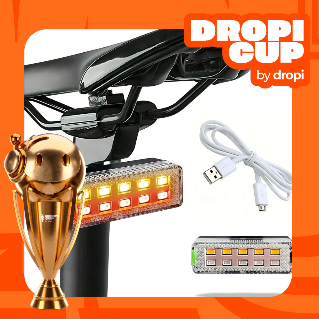 DROPI CUP LUZ LED PARA BICICLETA TRASERA