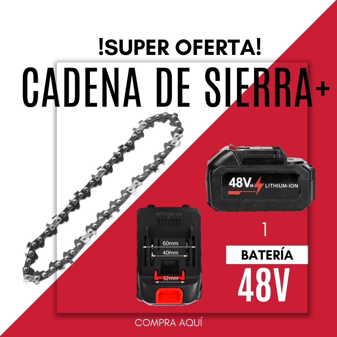 cadena de sierra|1 batería 48V