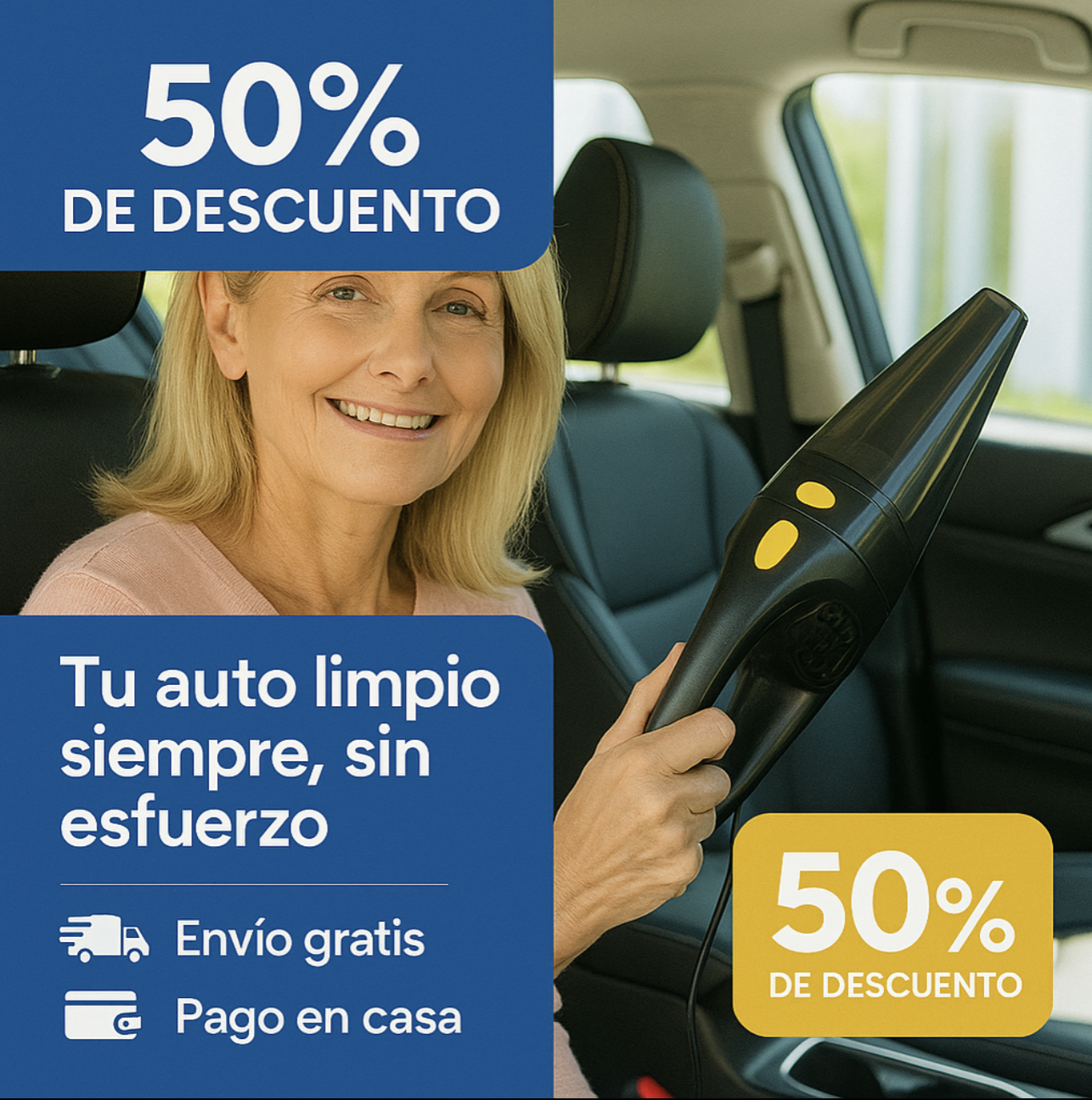 ¡Despídete de la suciedad con la aspirad